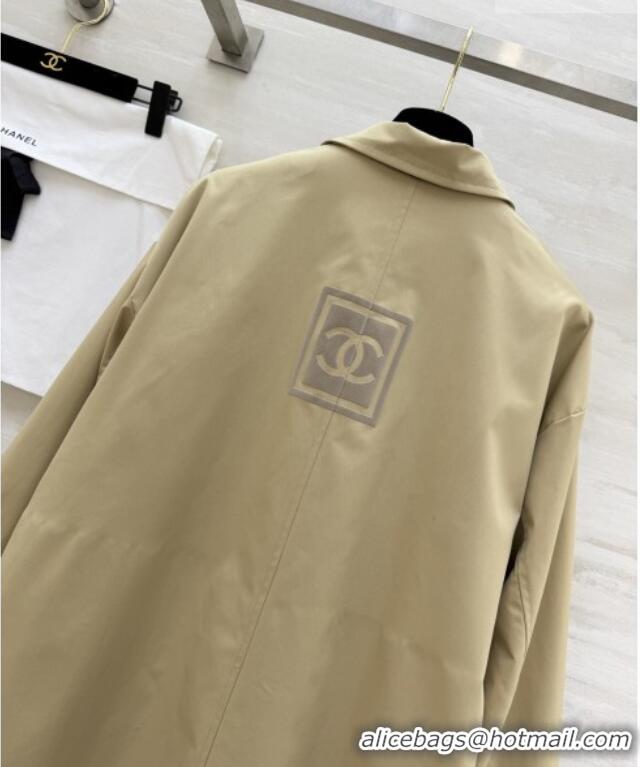 Buy New Cheap Chanel Trench Coat CH041451 Khaki 2026