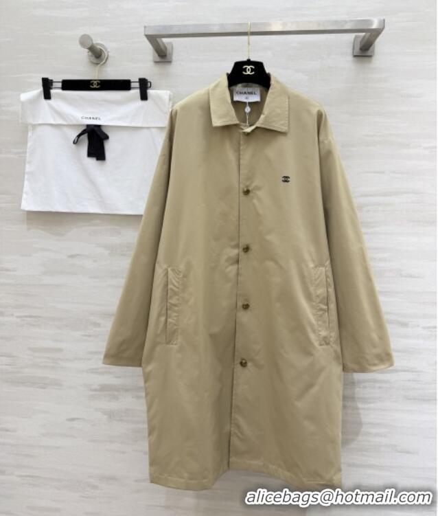 Buy New Cheap Chanel Trench Coat CH041451 Khaki 2026
