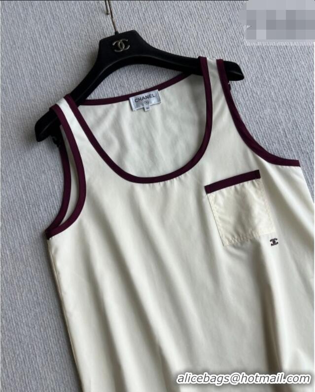 Grade Discount Chanel Cotton Vest CH042201 White 2026
