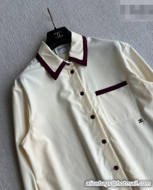 Famous Brand Chanel Cotton Shirt CH042201 White 2026