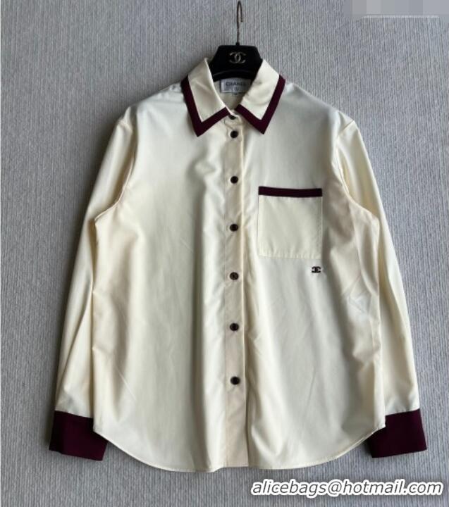 Famous Brand Chanel Cotton Shirt CH042201 White 2026