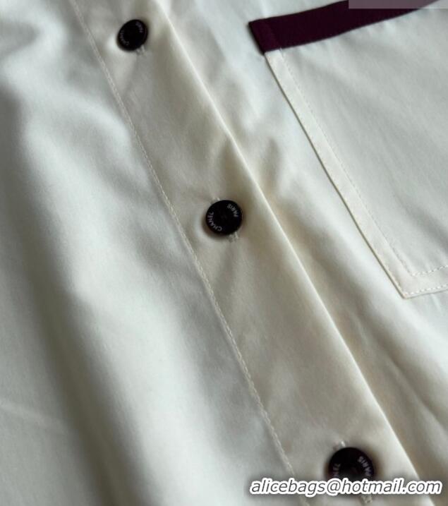 Famous Brand Chanel Cotton Shirt CH042201 White 2026