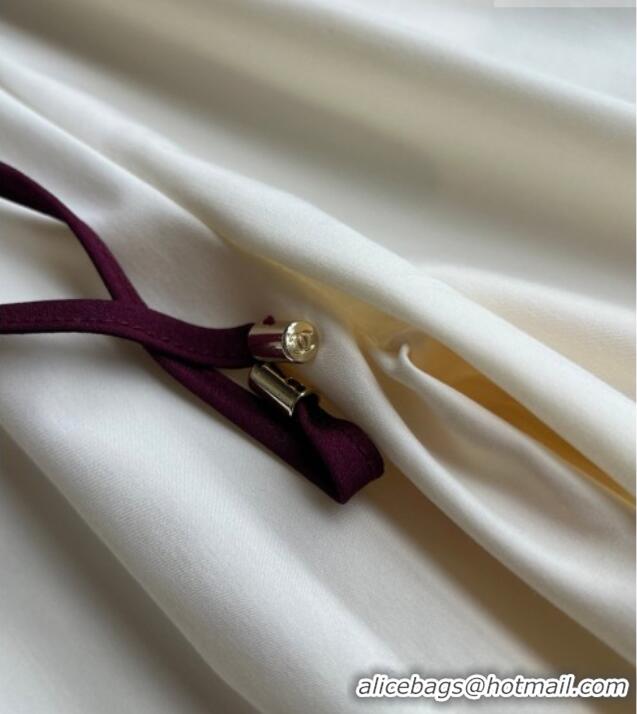 Buy Grade Discount Chanel Cotton Pants CH042201 White 2026
