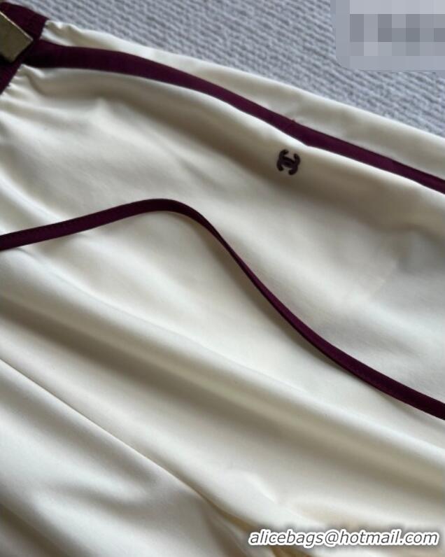 Buy Grade Discount Chanel Cotton Pants CH042201 White 2026