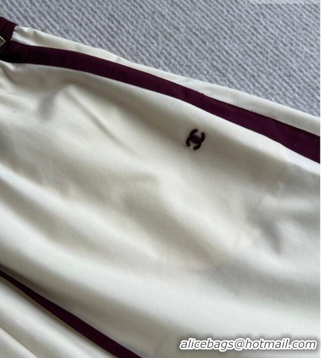 Buy Grade Discount Chanel Cotton Pants CH042201 White 2026
