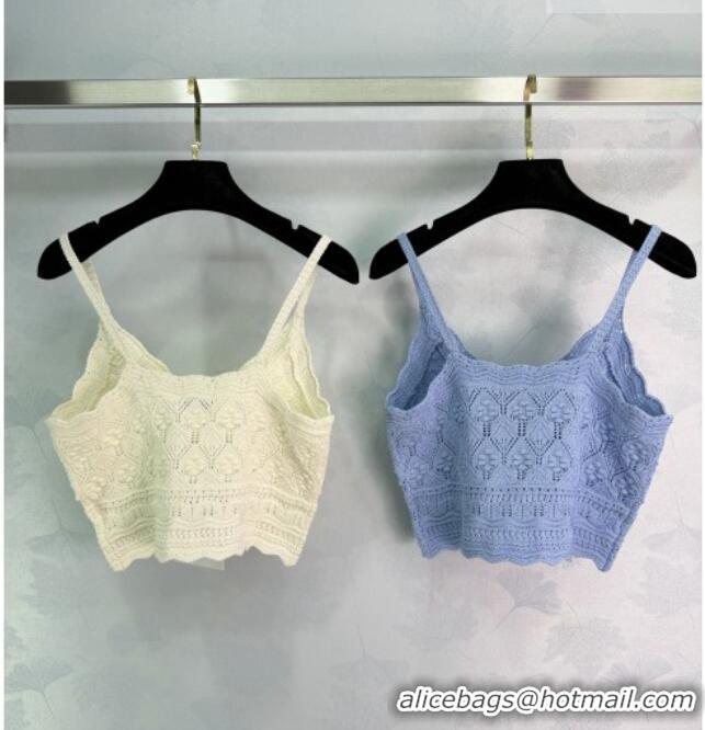 Best Grade Chanel Short Knit Vest CH042207 White 2026