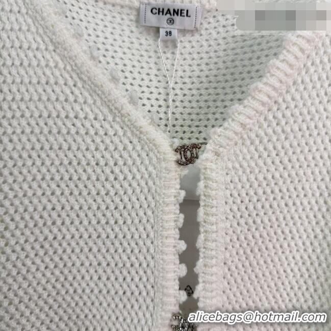 Market Sells Chanel Short Knit Vest CH042209 White 2026