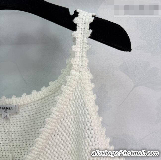 Market Sells Chanel Short Knit Vest CH042209 White 2026