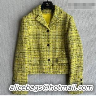 Promotional Discount Chanel Tweed Jacket CH042222 Yellow 2026