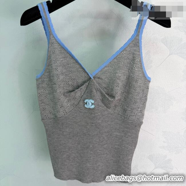 ​Cheapest Chanel Wool Vest CH042305 Grey 2026