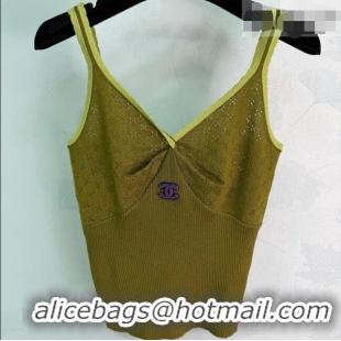 Promotion Inexpensive Chanel Wool Vest CH042305 Green 2026