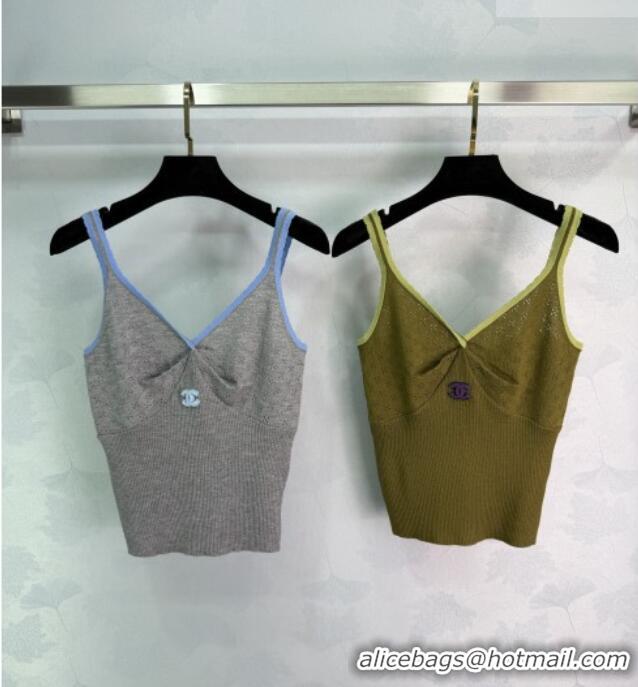 Promotion Inexpensive Chanel Wool Vest CH042305 Green 2026