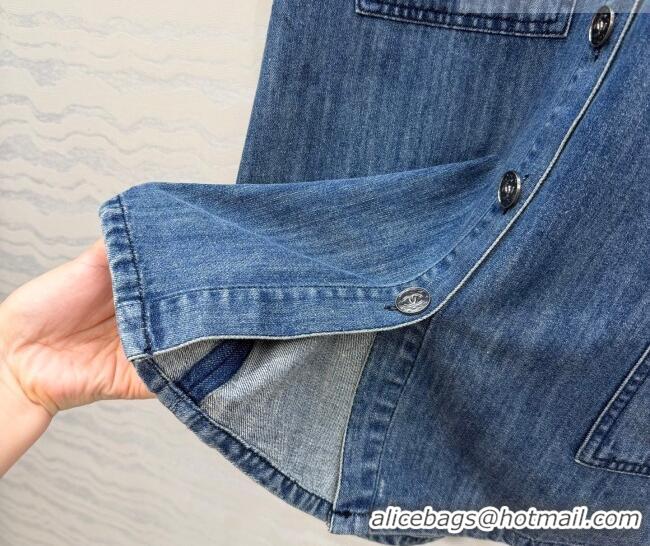 Well Crafted Chanel Cotton Denim Shirt CH042306 Blue 2026