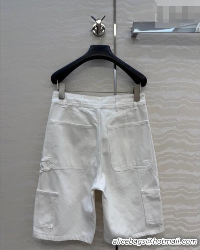 Grade Inexpensive Chanel Cotton Shorts CH042306 White 2026