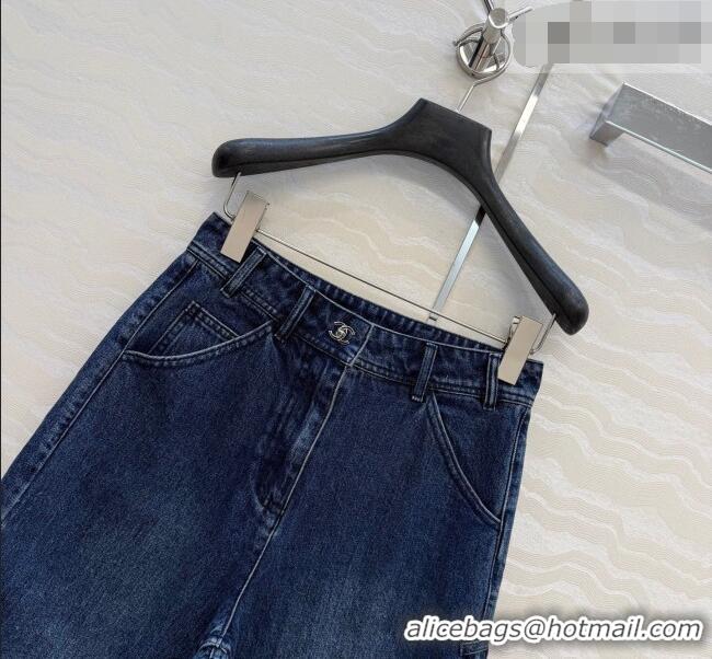 Top Grade Chanel Cotton Denim Shorts CH042306 Blue 2026