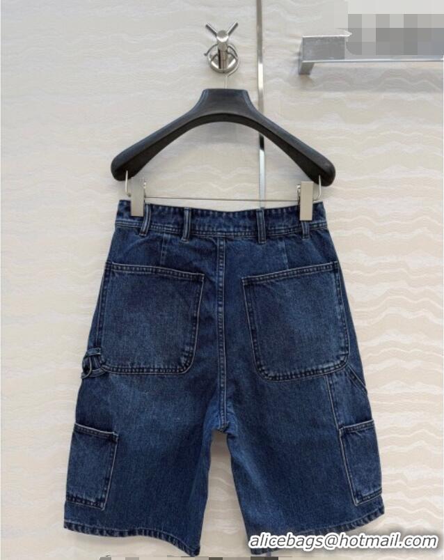 Top Grade Chanel Cotton Denim Shorts CH042306 Blue 2026