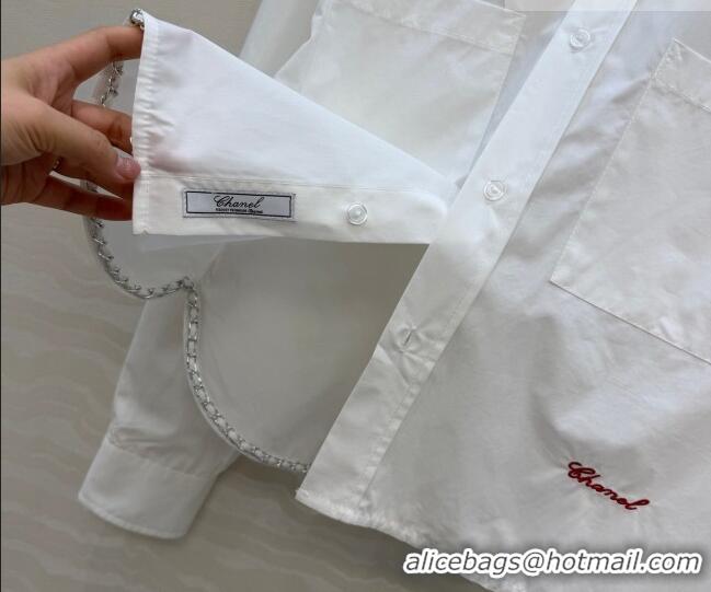 Luxury Classic Chanel Cotton Shirt CH042307 White 2026