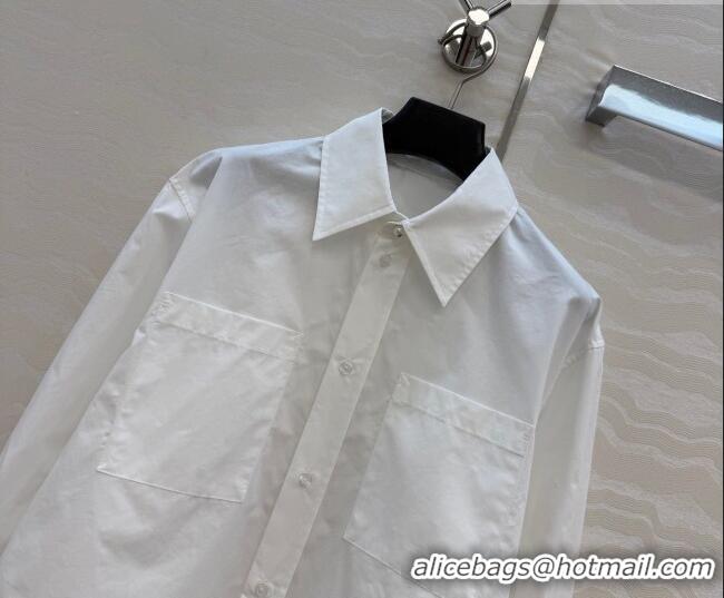 Luxury Classic Chanel Cotton Shirt CH042307 White 2026