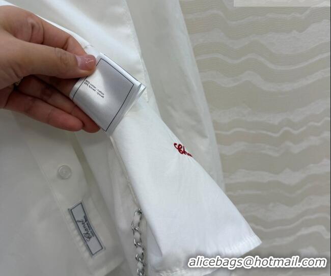 Luxury Classic Chanel Cotton Shirt CH042307 White 2026