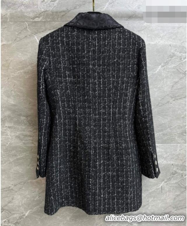 Traditional Specials Chanel Tweed Coat CH042310 Black 2026