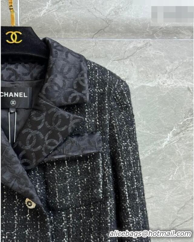 Traditional Specials Chanel Tweed Coat CH042310 Black 2026