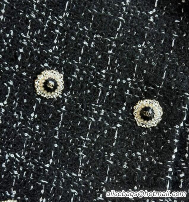 Traditional Specials Chanel Tweed Coat CH042310 Black 2026