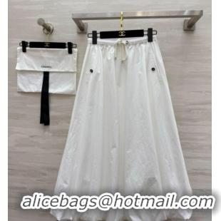 Grade Quality Discount Chanel Skirt CH042312 White 2026