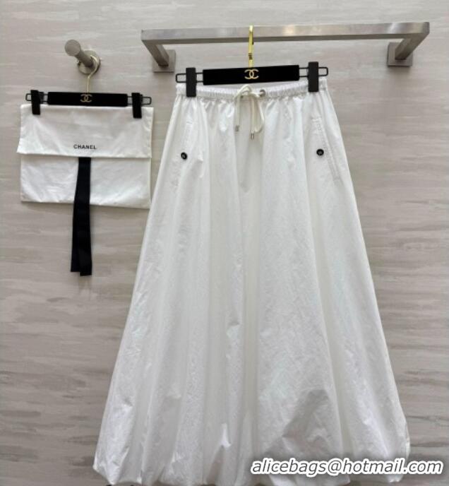 Grade Quality Discount Chanel Skirt CH042312 White 2026
