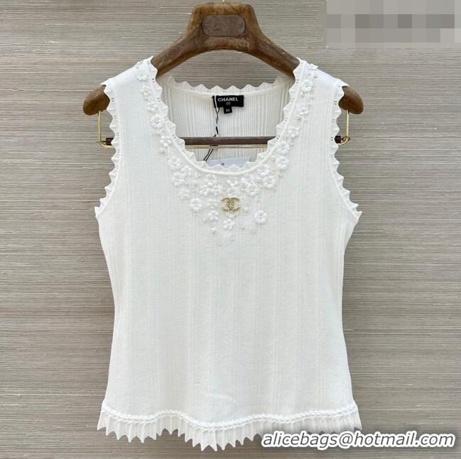 Most Popular Chanel Bloom Vest CH042321 White 2026