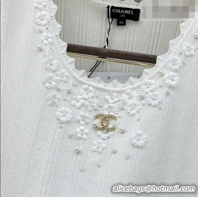 Most Popular Chanel Bloom Vest CH042321 White 2026