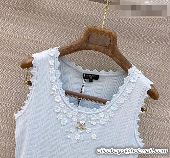 Buy Classic Discount Chanel Bloom Vest CH042321 Blue 2026