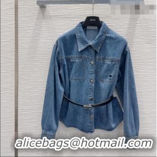 Buy Promotional Dior Denim Jacket DR032420 Blue 2026