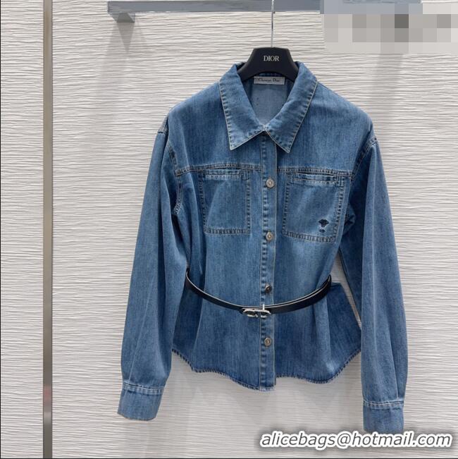 Buy Promotional Dior Denim Jacket DR032420 Blue 2026