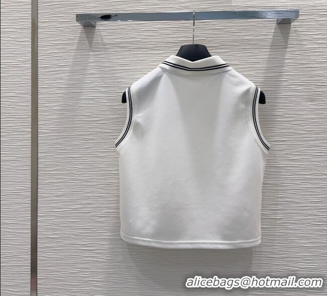 Famous Brand Dior Vest and Skirt Set DR032415 White 2026