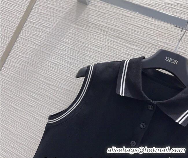 Grade Cheapest Dior Vest and Skirt Set DR032415 Black 2026