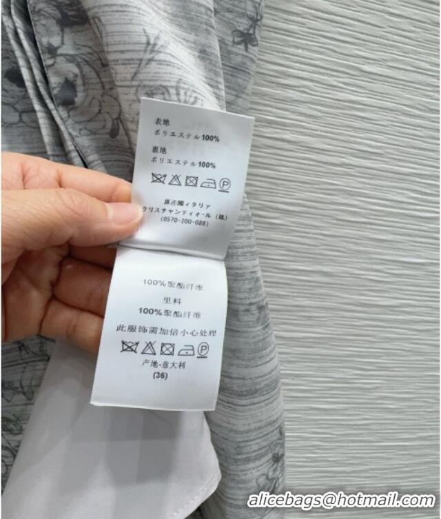 Trendy Design Dior Printed Shirt Dress DR032423 Grey 2026