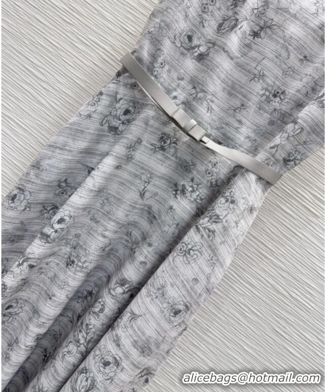 Trendy Design Dior Printed Shirt Dress DR032423 Grey 2026