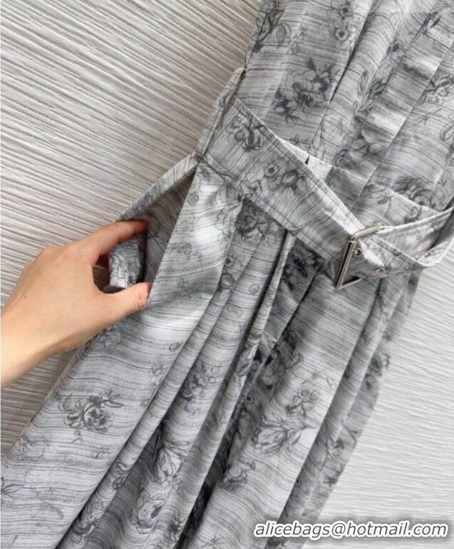 Trendy Design Dior Printed Shirt Dress DR032423 Grey 2026