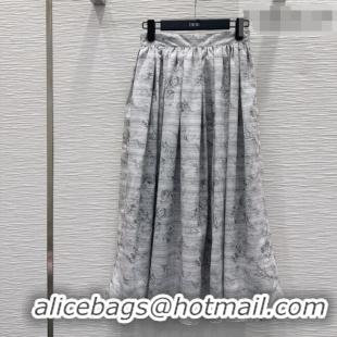 Good Quality Discount Dior Printed Skirt DR032423 Grey 2026