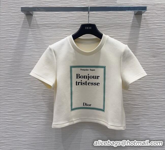 Hot Sell Cheap Dior Cotton T-Shirt and Shorts Set DR032501 White 2026