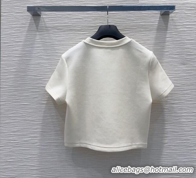 Hot Sell Cheap Dior Cotton T-Shirt and Shorts Set DR032501 White 2026