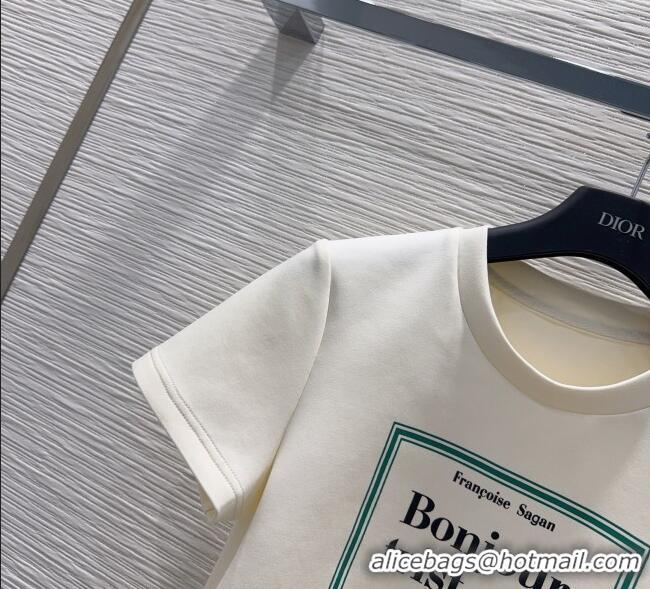 Hot Sell Cheap Dior Cotton T-Shirt and Shorts Set DR032501 White 2026
