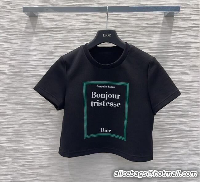 Unique Grade Dior Cotton T-Shirt and Shorts Set DR032501 Black 2026