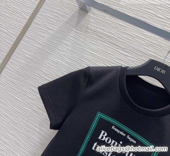 Unique Grade Dior Cotton T-Shirt and Shorts Set DR032501 Black 2026
