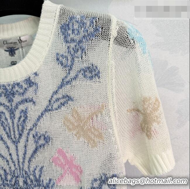Inexpensive Dior Embroidered Top DR032502 White 2026