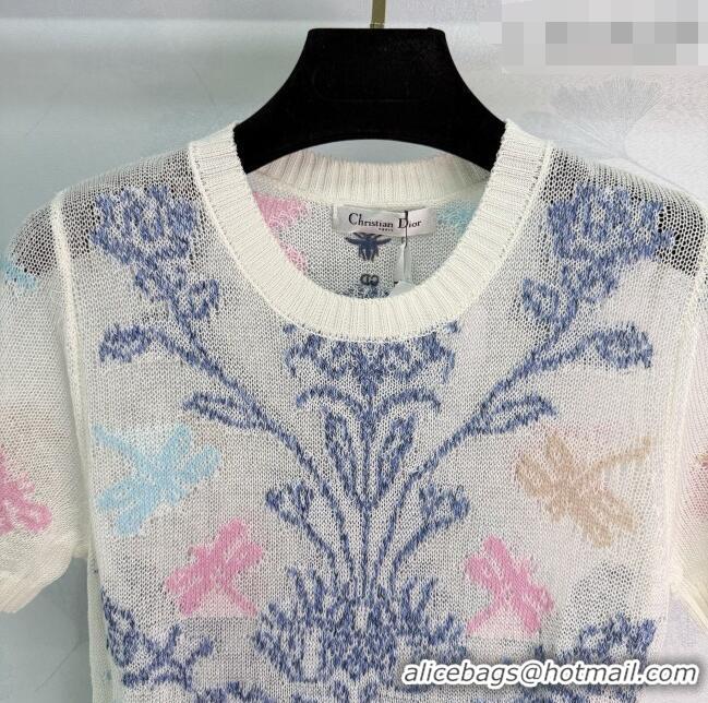 Inexpensive Dior Embroidered Top DR032502 White 2026