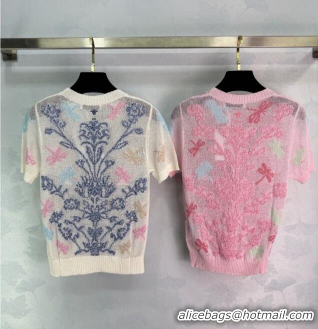 Inexpensive Dior Embroidered Top DR032502 White 2026