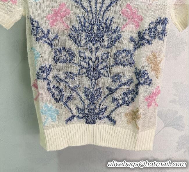 Inexpensive Dior Embroidered Top DR032502 White 2026