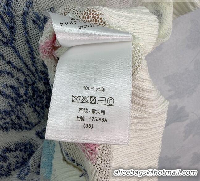 Inexpensive Dior Embroidered Top DR032502 White 2026