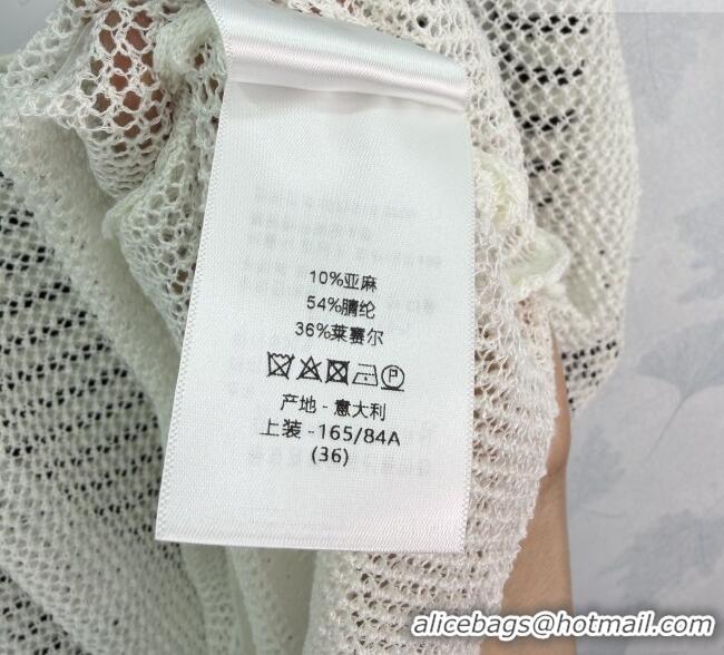 Famous Brand Dior Mesh Vest DR032503 White 2026